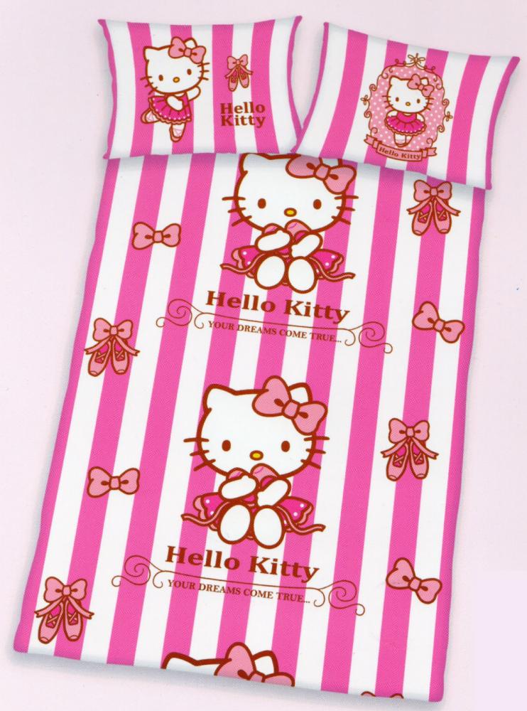 Baby Bettwäsche Hello Kitty - Dreams - 100 x 135cm + 40x 60cm - 100% Baumwolle